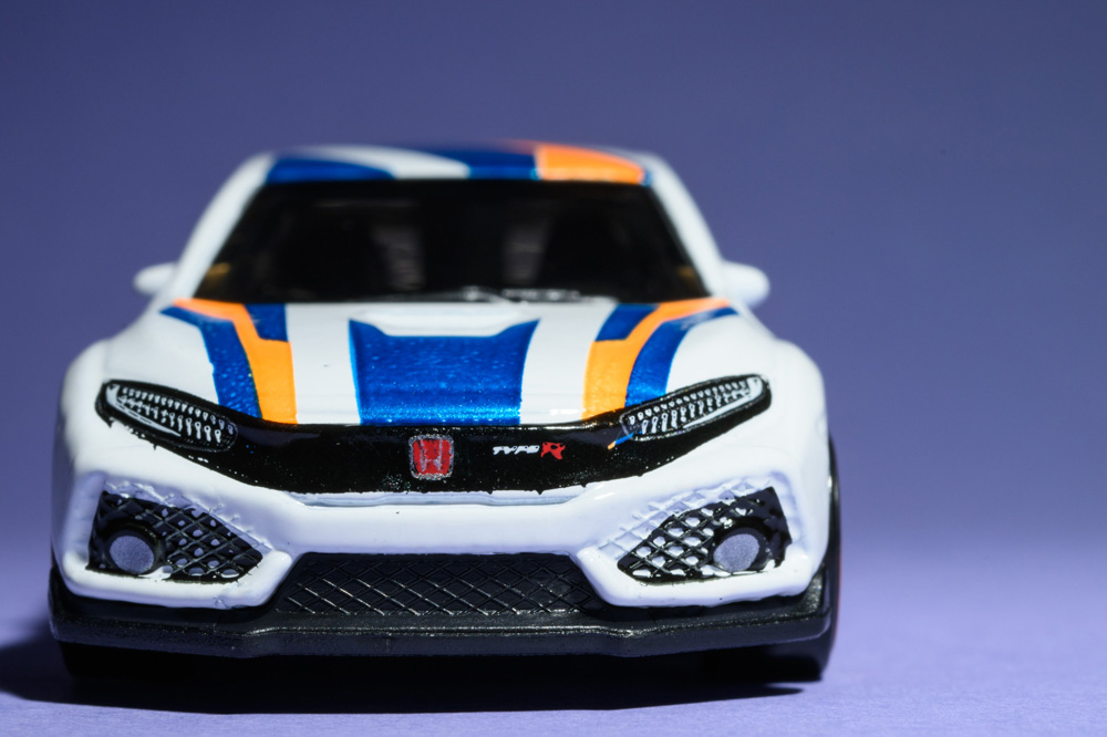 ホットウィールのミニカー、2018 ホンダシビックタイプRのオリジナル画像 ©️Hiroyuki Onuma