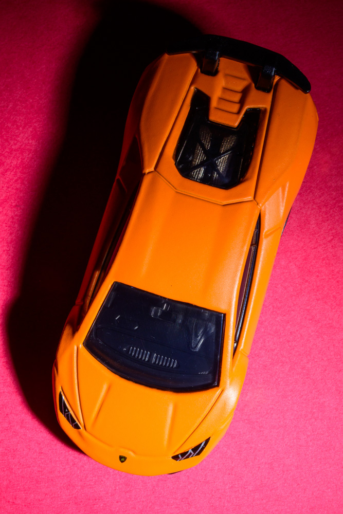 トミカのミニカー、ランボルギーニウラカンペルフォルマンテのオリジナル画像5枚目 ©️Hiroyuki Onuma
俯瞰した画像